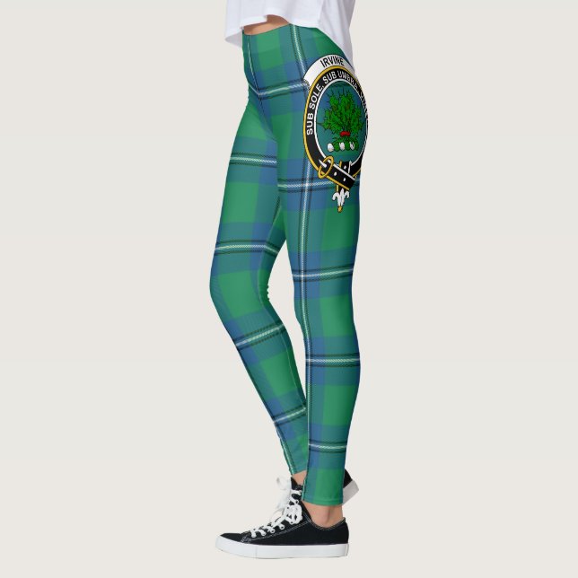 Leggings Clan Irvine Escudo de Tartán Mujeres (Izquierda)