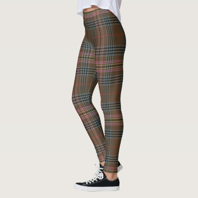 Leggings Clan Kennedy Weathered Tartán Mujeres (Izquierda)