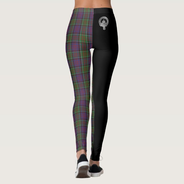 Leggings Clan MacDonald de Clanranald Escudo y Tartán (Reverso)