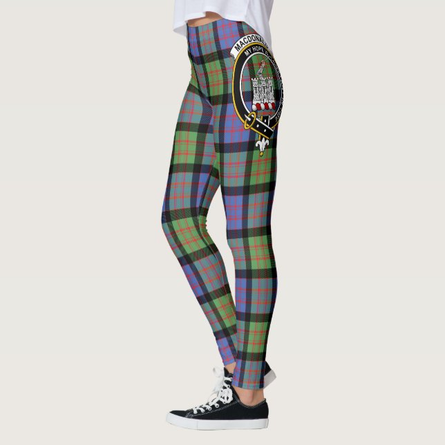 Leggings Clan Macdonald De Ranald Escudo Tartán (Izquierda)