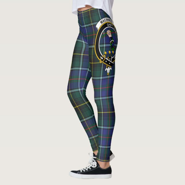 Leggings Clan MacInnes Escudo moderna Mujeres (Izquierda)