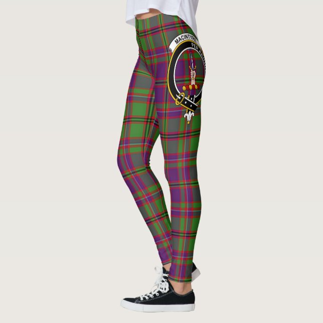 Leggings Clan MacIntyre de Glenorchy Crest Tartán Scotstee (Izquierda)