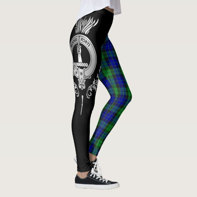 Leggings Clan MacKay Escudo y Tartán (Derecha)