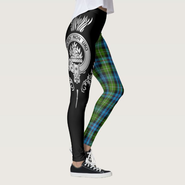 Leggings Clan MacKenzie Escudo y Tartán (Derecha)