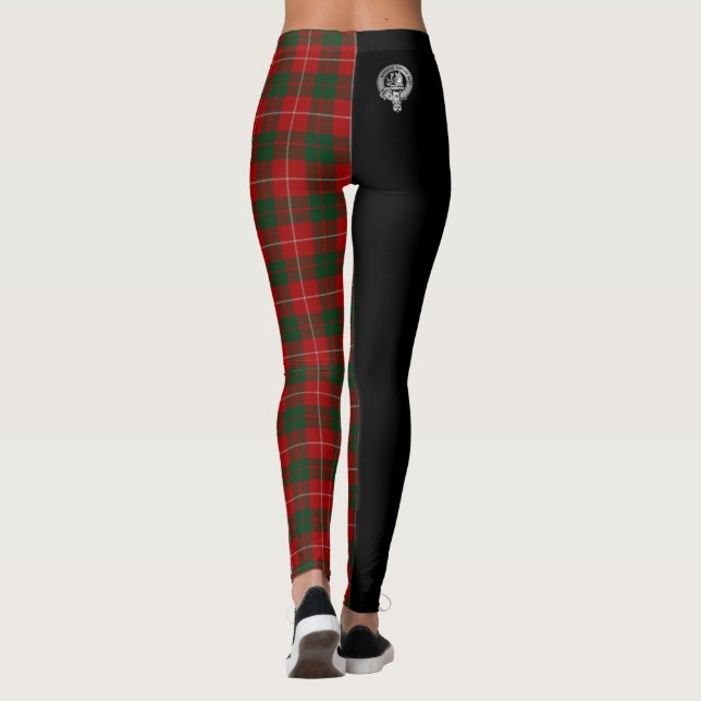 Leggings Clan MacKinnon Escudo y Tartán (Reverso)