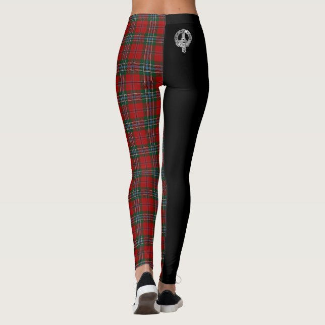 Leggings Clan MacLean Escudo y Tartán (Reverso)