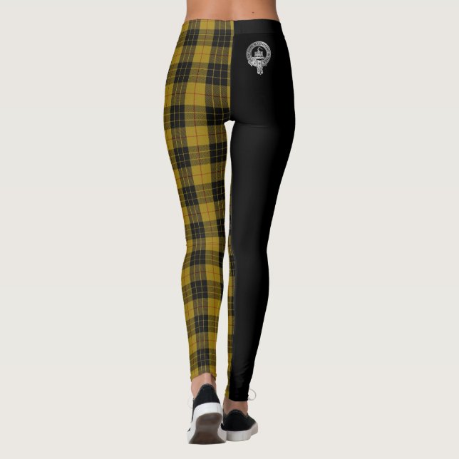 Leggings Clan MacLeod Escudo y Tartán (Reverso)