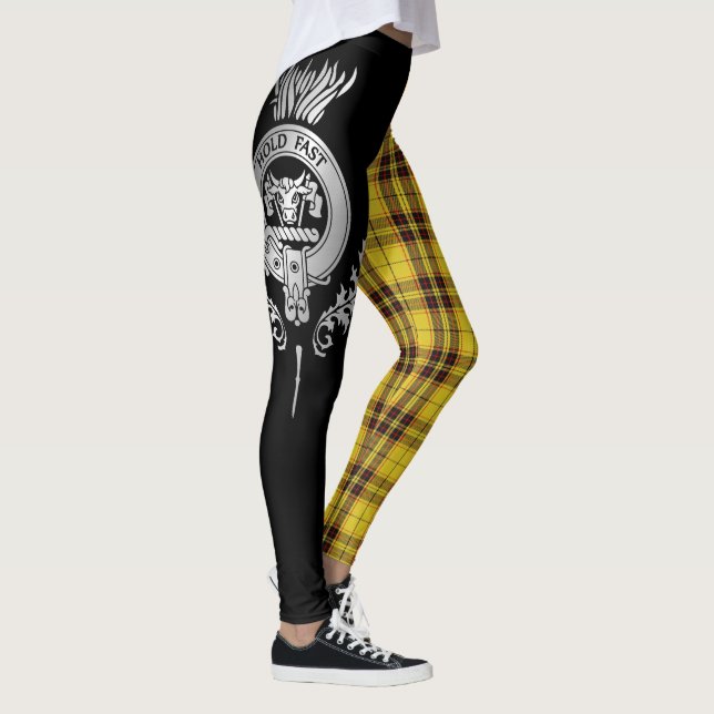 Leggings Clan MacLeod Escudo y Tartán (Derecha)