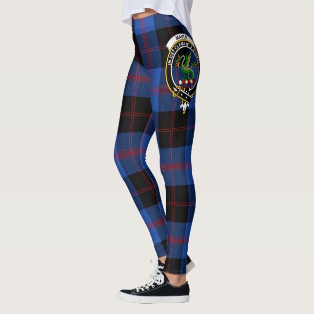 Leggings Clan Maule Modem Escudo Tartán Mujeres (Izquierda)