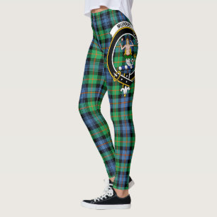 Leggings Clan Murray de Escocia, antiguo Escudo de atolón
