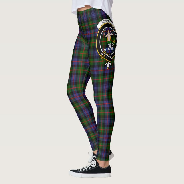 Leggings Clan Murray de Escocia del atolón Escudo moderno T (Izquierda)