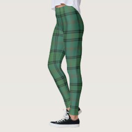 Leggings Clan Ross Caza Antigua Tartán de Mujeres Scotstee