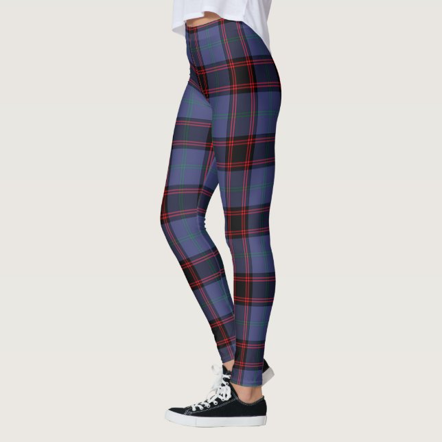 Leggings Clan Rutherford Caza de Escocia Mujeres Tartán (Izquierda)