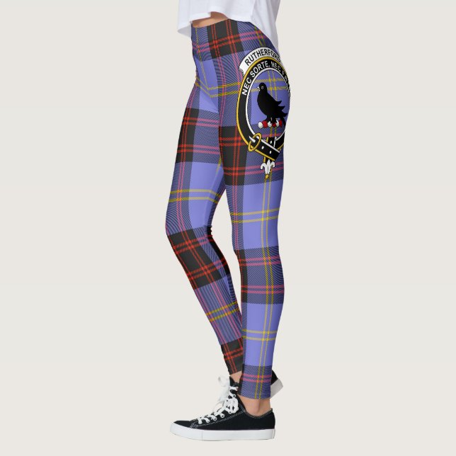 Leggings Clan Rutherford Escudo Tartán Mujeres (Izquierda)