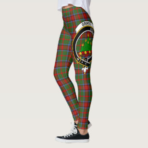 Leggings Clan Scotstee Concesión de Monymusk Cresta Tartán
