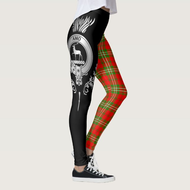 Leggings Clan Scott Escudo y Tartán (Derecha)