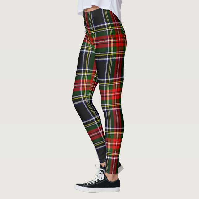 Leggings Clan Stewart High Stewart Mujeres Tartán (Izquierda)