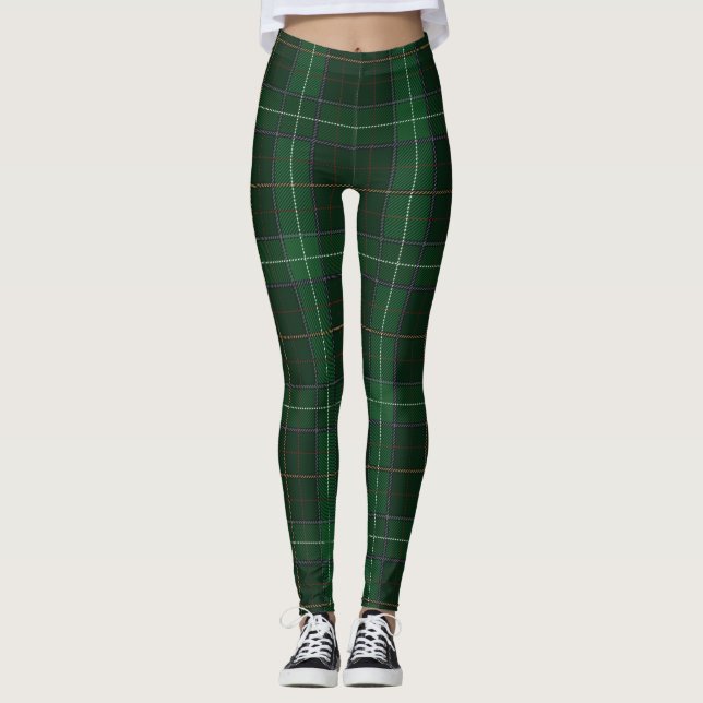 Leggings Clan Tartan Scottish Walsh Plaid (Anverso)