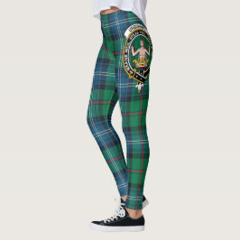 Leggings Clan Urquhart Antiguo Escudo Tartán Mujeres 