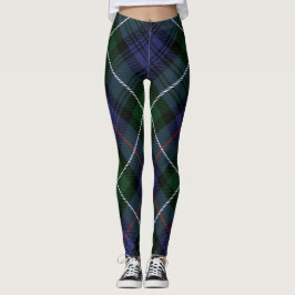 Leggings Clan verde plaid MacKenzie Rustic Tartán