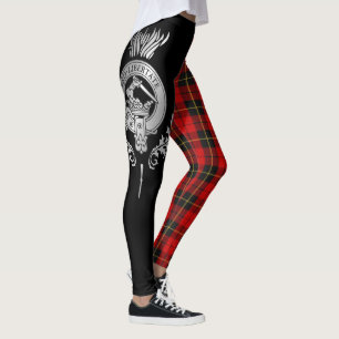 Leggings Clan Wallace Escudo y Tartán