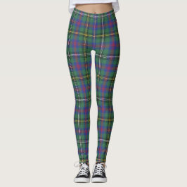 Leggings Clan Wood Tartan Plaid Scottish Kilt Pattern