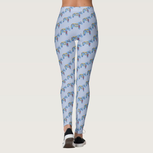 Leggings Clase de Arte Caballos Dala (Reverso)