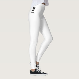Leggings Clase de monograma personalizado vacaciones de fie