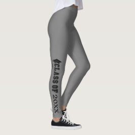 Leggings Clase de tapón de graduado negro