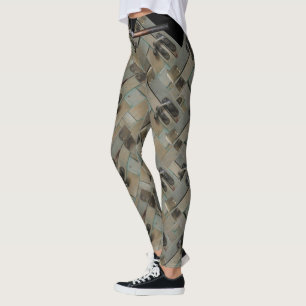 Leggings Clases de madera tejida (angladas)