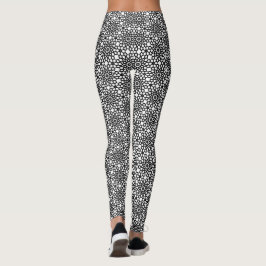 Leggings Clásico Blanco y Negro