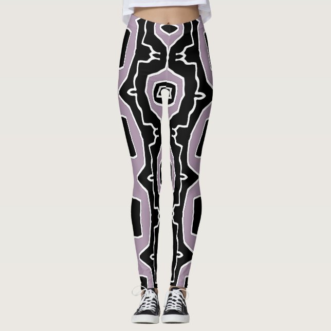 Leggings Clásico multicolor de moda "Ratti_Creative_Arts" L (Anverso)