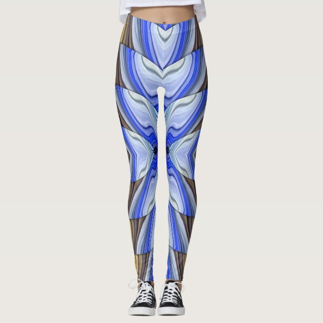 Leggings Clásico multicolor de moda "Ratti_Creative_Arts" L (Anverso)