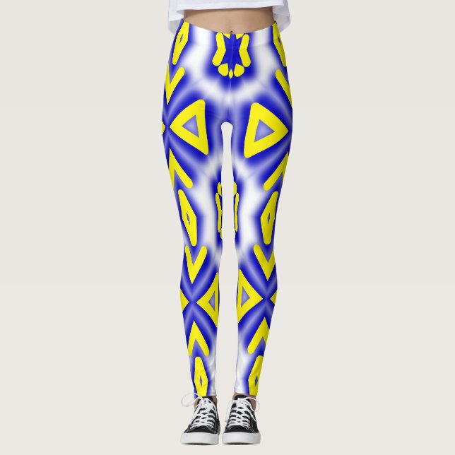 Leggings Clásico multicolor moderno "Ratti_Creative_Arts" (Anverso)