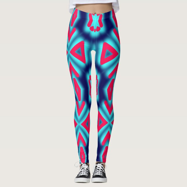 Leggings Clásico multicolor moderno "Ratti_Creative_Arts" (Anverso)
