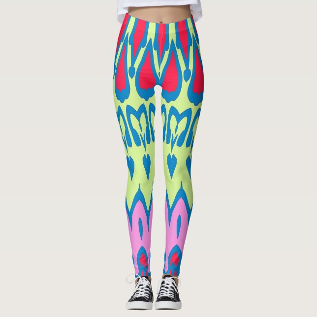 Leggings Clásico multicolor moderno "Ratti_Creative_Arts" L (Anverso)