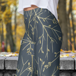 Leggings Clásico William Morris Woodland Twigs Print