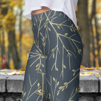 Leggings Clásico William Morris Woodland Twigs Print