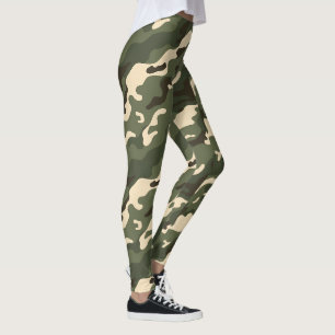 Leggings Clásicos de Camuflaje - Impresión Militar