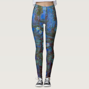 Leggings Claude Monet - Blue Water Lilies