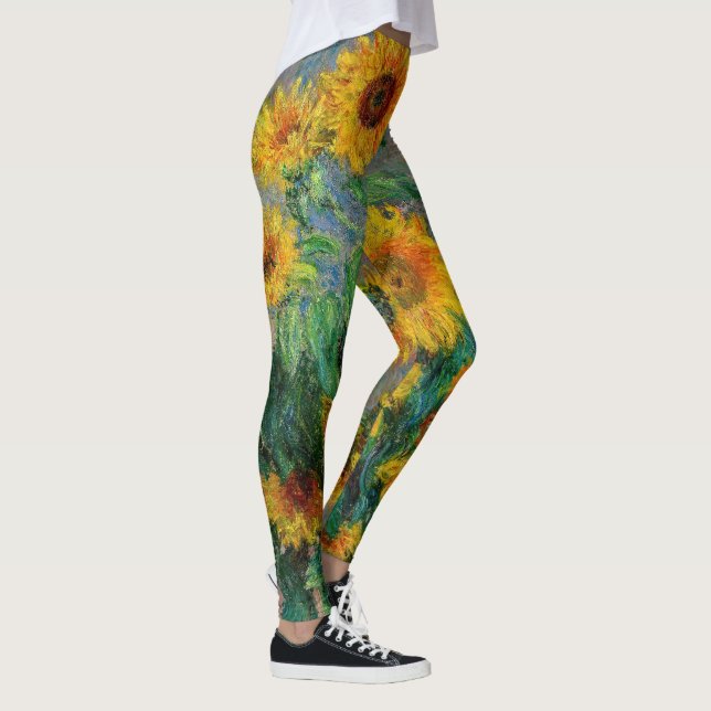Leggings Claude Monet - Bouquet de girasoles (Derecha)