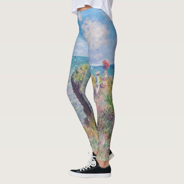 Leggings Claude Monet - Camino acantilado en Pourville (Izquierda)