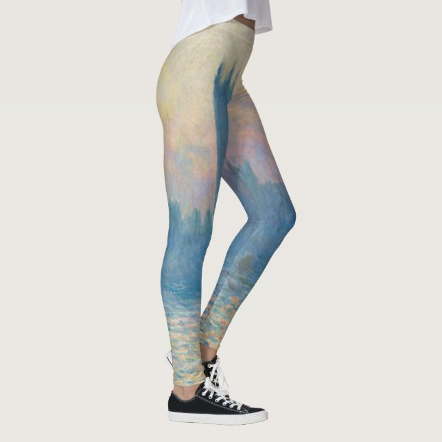 Leggings Claude Monet Casas del Parlamento Puesta de sol (Derecha)