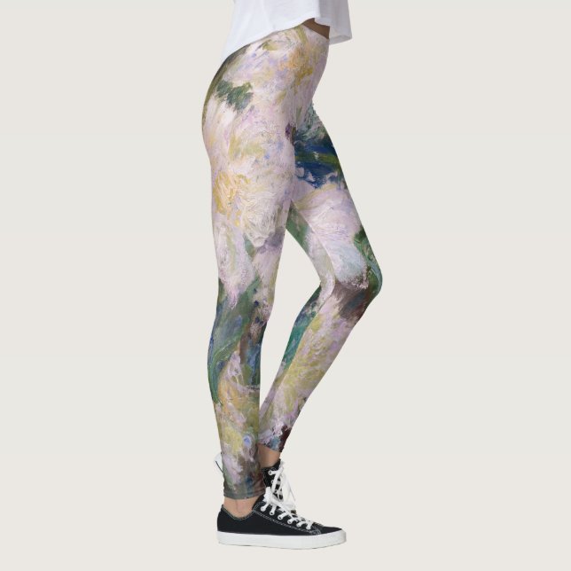 Leggings Claude Monet - Clemátides blancas (Derecha)