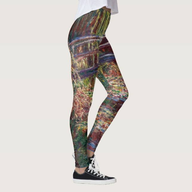 Leggings Claude Monet - estanque de Lily del Agua, Armonía  (Derecha)