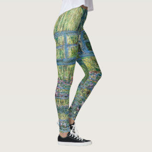 Leggings Claude Monet - Estanque de nenúfares, Armonía Verd