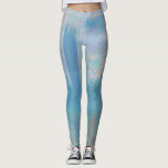 Leggings Claude Monet Houses del Parlamento de Londres. Azu<br><div class="desc">Claude Monet "Casas del Parlamento,  Londres" leggings. Arte de impresionismo azul.</div>