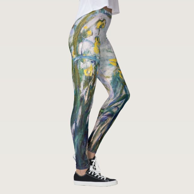 Leggings Claude Monet - Irlandeses amarillos y morados (Derecha)