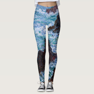 Leggings Claude Monet - Las rocas en Belle-Ile, Costa Salva