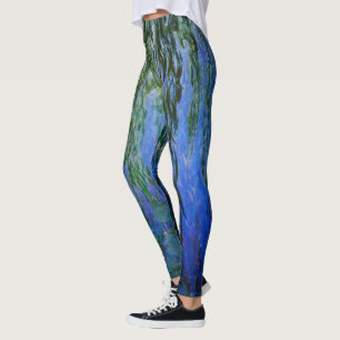 Leggings Claude Monet - Lilis de agua con sauce lloroso